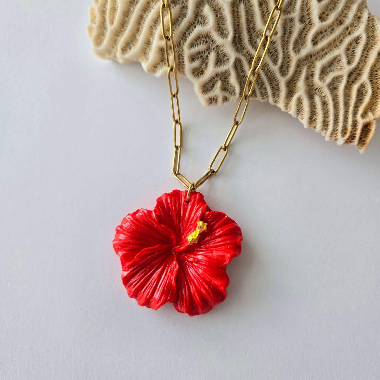 Cadena Corazón de Jibara Bold