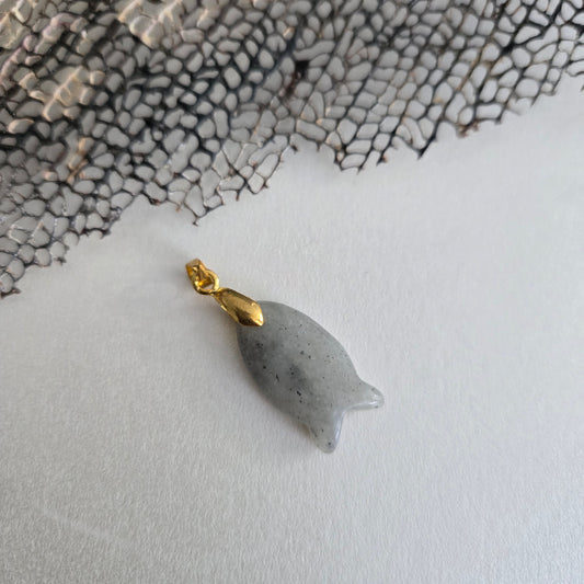 Charm Pez Piedra Natural